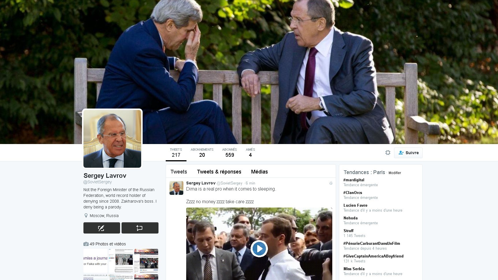 «Russophobie inconsciente» : Euronews justifie la publication d’un faux tweet de Sergueï Lavrov