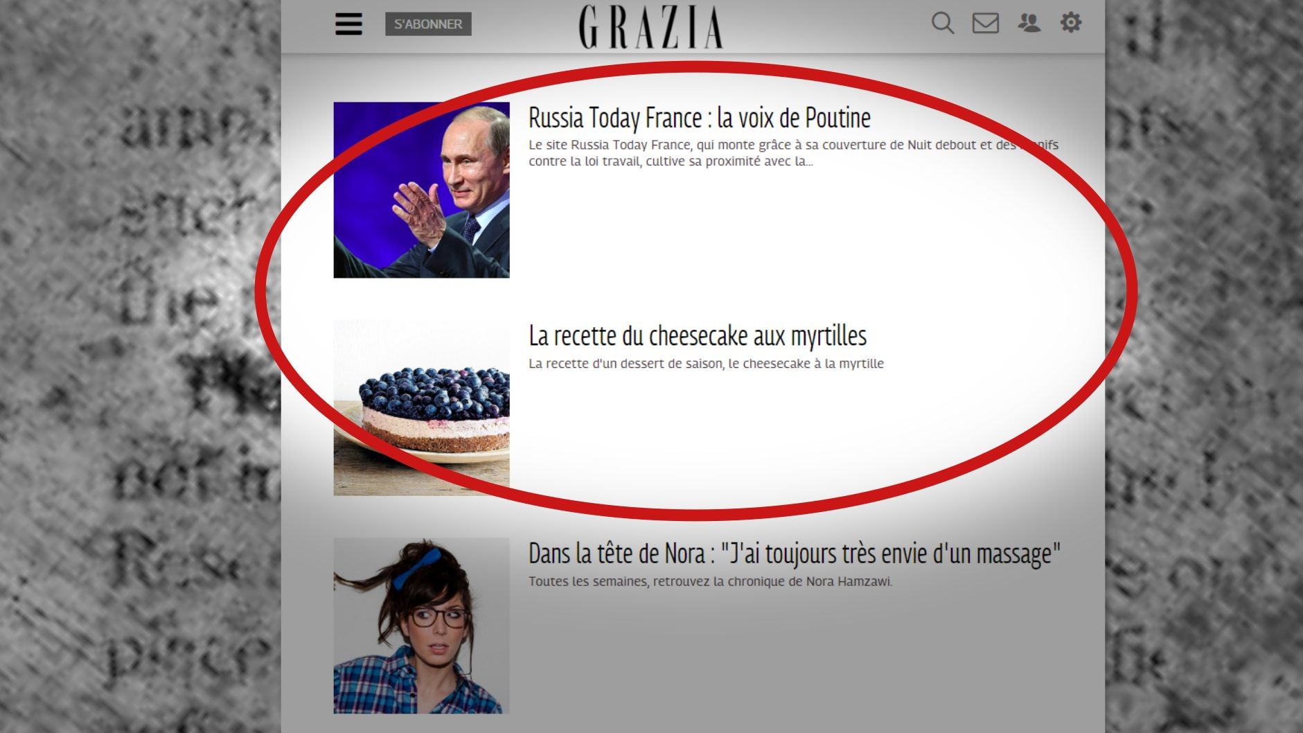 Quand même le glamour part à l’attaque de RT France…