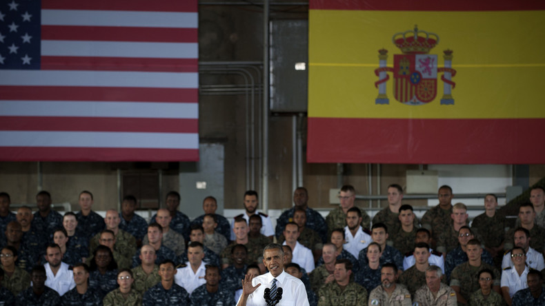 Lors de sa première visite officielle en Espagne, Barack Obama parle à nouveau de «menace russe»