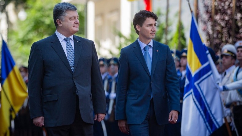 Le Premier ministre canadien Justin Trudeau promet 13 millions de dollars d'aide humanitaire à Kiev