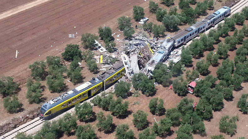 27 morts et 50 blessés dans une collision de trains à Bari en Italie (VIDEO)