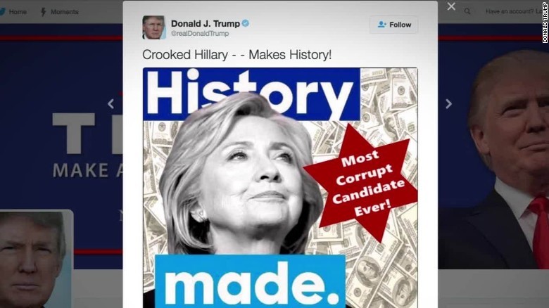 Un tweet jugé antisémite de Donald Trump suscite l'indignation
