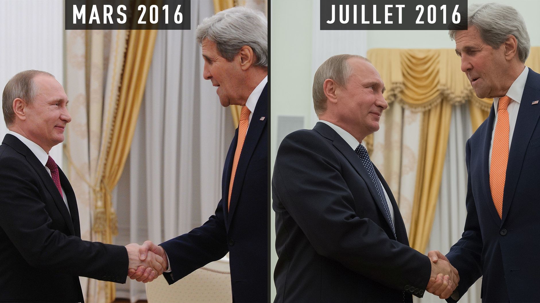 John Kerry à Moscou : une cravate porte-bonheur ? (EN IMAGES)