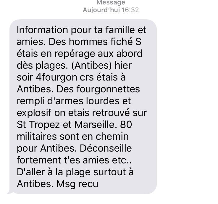 «80 militaires sont en chemin pour Antibes» : un faux SMS viral provoque un début de panique