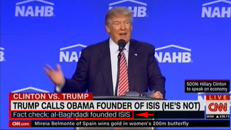 CNN décrié pour vérifier la véracité des propos du seul candidat républicain