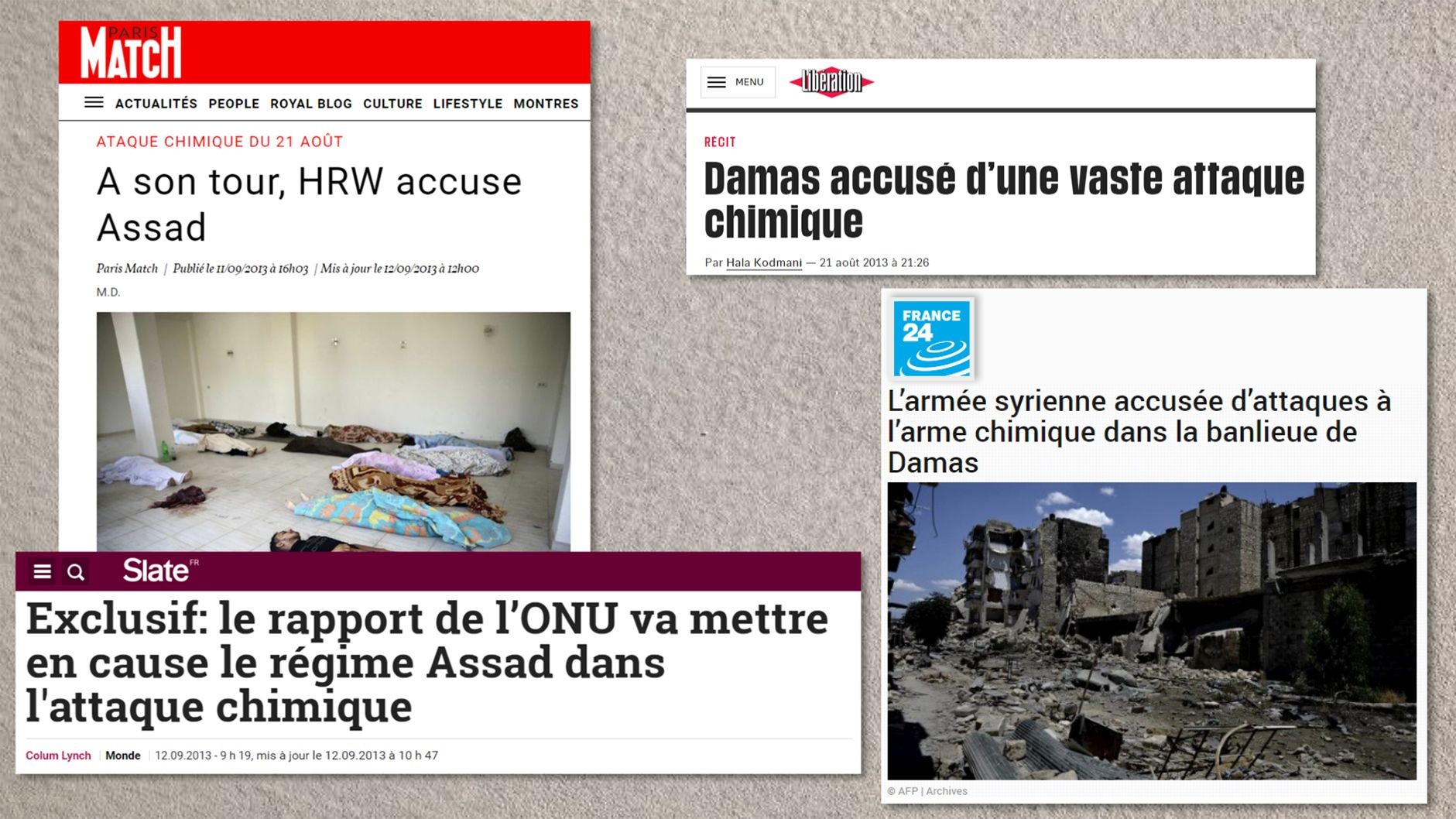 Le représentant syrien à l’ONU accuse la France de l’attaque au gaz dans la Ghouta