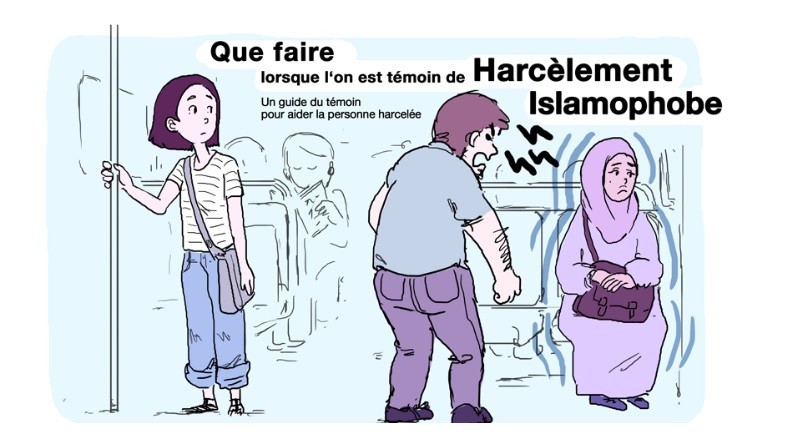 Un nouveau guide illustré apprend aux passants à réagir en cas de «harcèlement islamophobe»