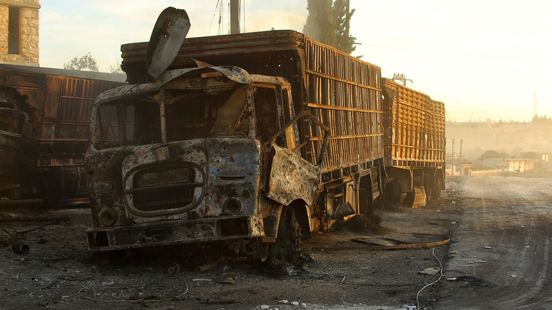 21 morts dans la destruction d’un convoi humanitaire près d’Alep
