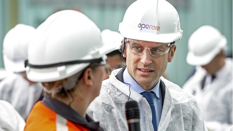 A Lyon, Emmanuel Macron «l'Européen», appelle à une refondation de l'Union européenne