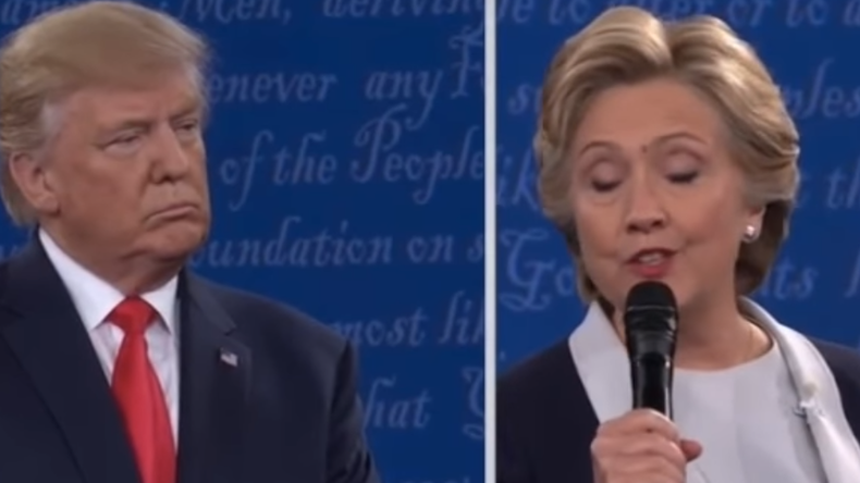 Quand une mouche vient conforter ceux qui pensent qu'Hillary Clinton est un robot (PHOTOS, VIDEO)
