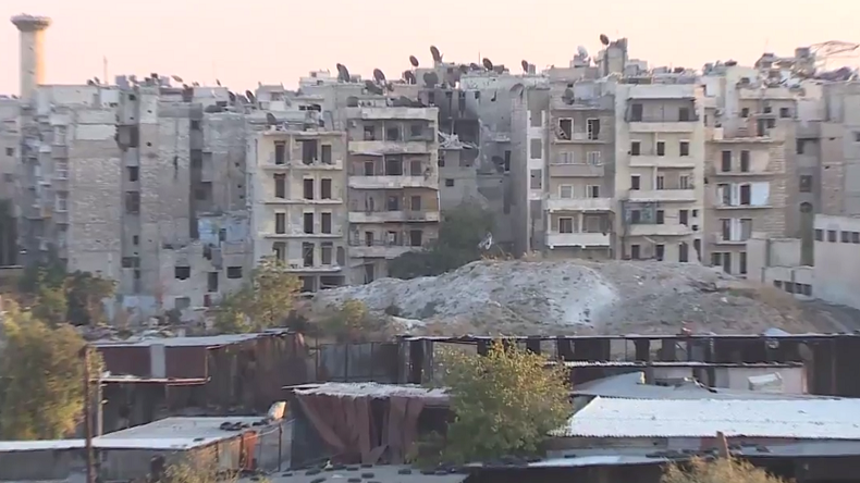 Syrie : RT filme les horreurs d'Alep, après la mort d'une jeune fille dans les bombardements