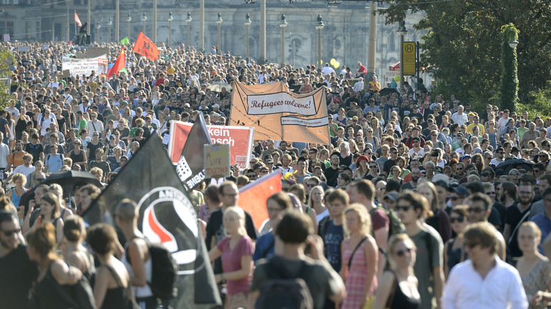 Allemagne : 8 000 opposants au mouvement Pegida ont défilé à Dresde
