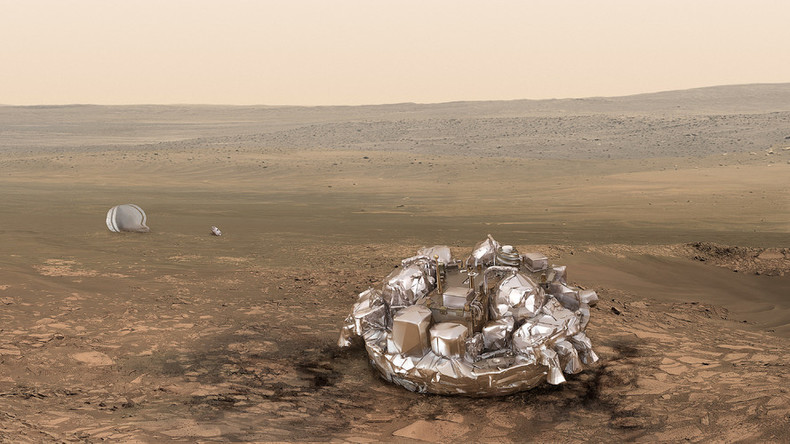 La navette spatiale ExoMars a atterri, mais le retour de signal n'a pas encore été reçu