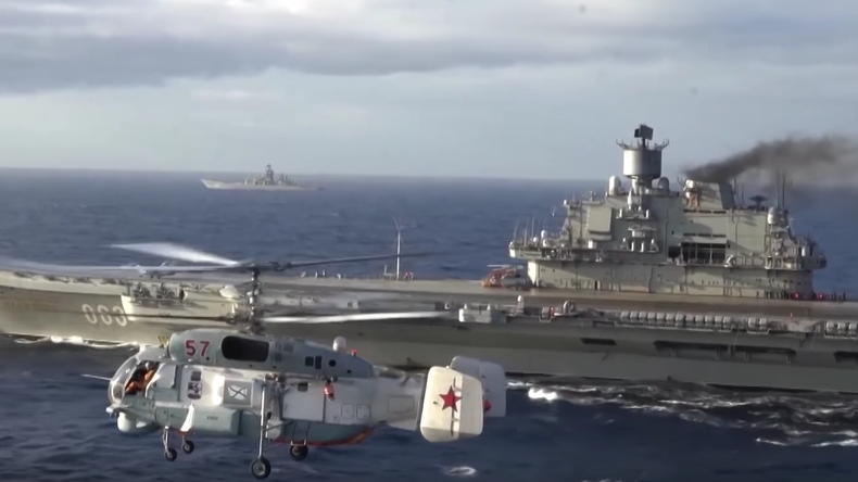 La flottille russe poursuit sa route en Méditerranée et fait hurler l'Occident (VIDEO)