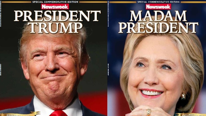 Une couverture sur la victoire de Clinton déjà prête ? Le magazine américain Newsweek s'explique