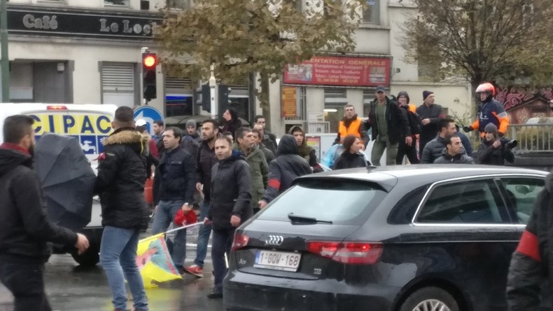 Belgique : affrontements lors d'une manifestation de Kurdes anti-Erdogan à Bruxelles (PHOTOS)