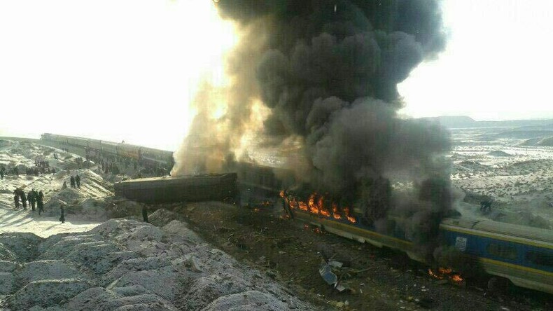 Au moins 31 morts en Iran après la collision de deux trains (IMAGES)
