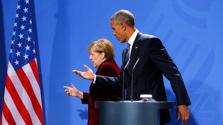 Barack Obama et Angela Merkel