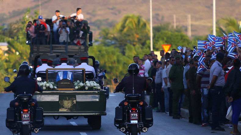 Fin des funérailles de Fidel Castro à Santiago de Cuba