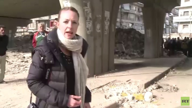 Alep : l’équipe de RT est la première à atteindre une zone libérée de la vieille ville (VIDEO)