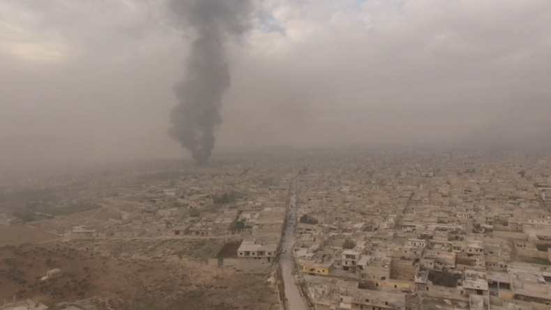 Syrie : en ruines mais libérés, des quartiers d’Alep filmés depuis un drone