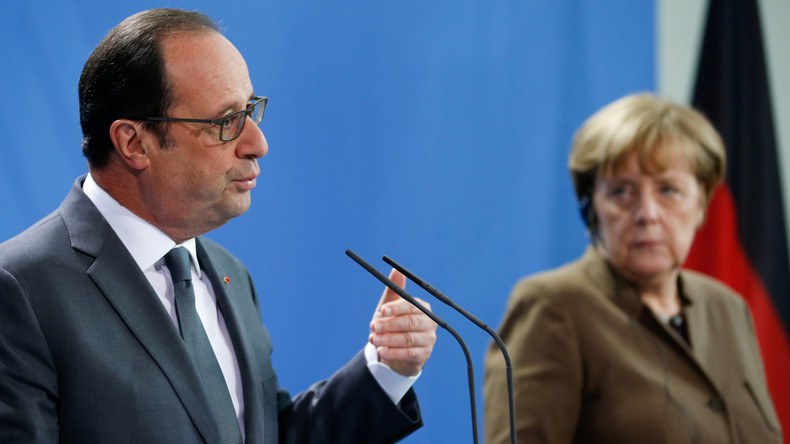 François Hollande prend la parole à l’occasion de la Conférence numérique franco-allemande