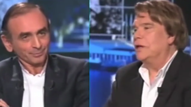 «Je vais me lever, je vais t'en mettre une» : Bernard Tapie menace Eric Zemmour