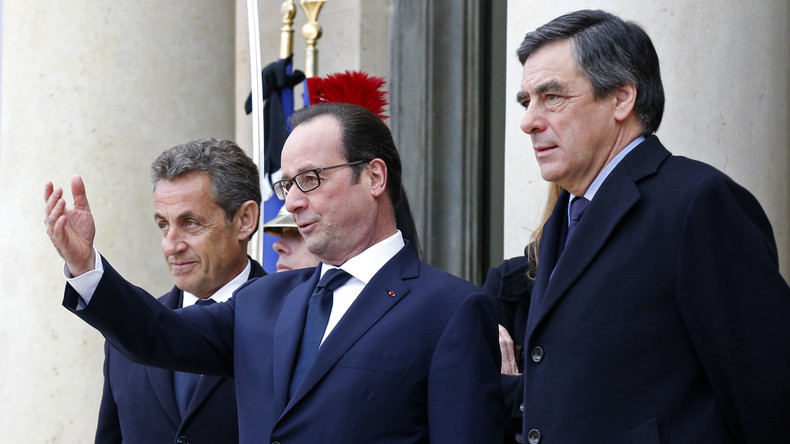 Poutine souhaite une bonne année à Hollande, Sarkozy et Fillon