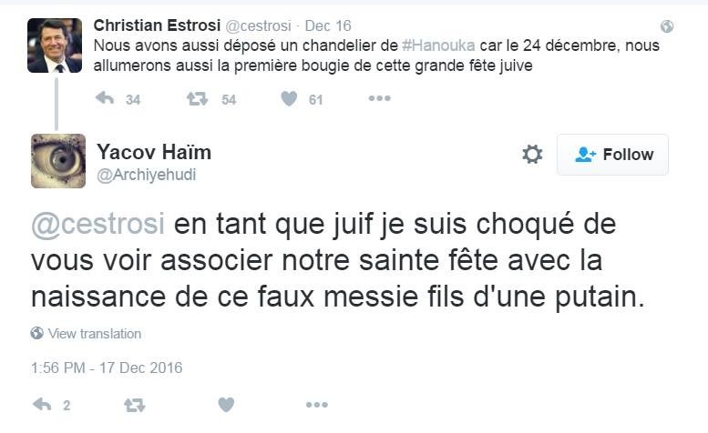 Noël, Hanoucca... Les tweets d'Estrosi et Vallaud-Belkacem mettent Twitter en émoi