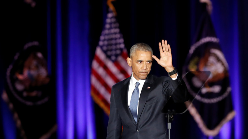 Discours d’adieu d’Obama : les USA ne doivent pas «devenir un pays qui intimide les autres»