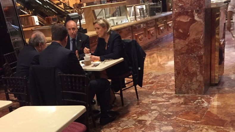 Marine Le Pen surprise à la Trump Tower à New York