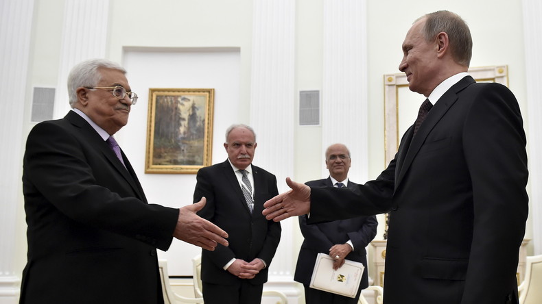 Abbas demande à Poutine d'empêcher le transfert de l'ambassade des Etats-Unis à Jérusalem