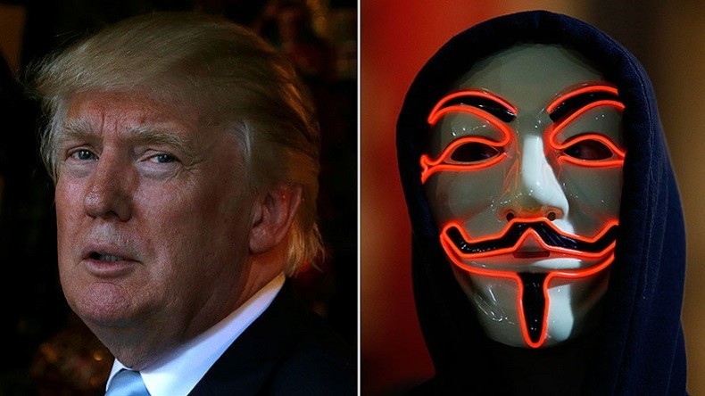Anonymous menace Donald Trump : «Tu vas regretter tes quatre prochaines années»