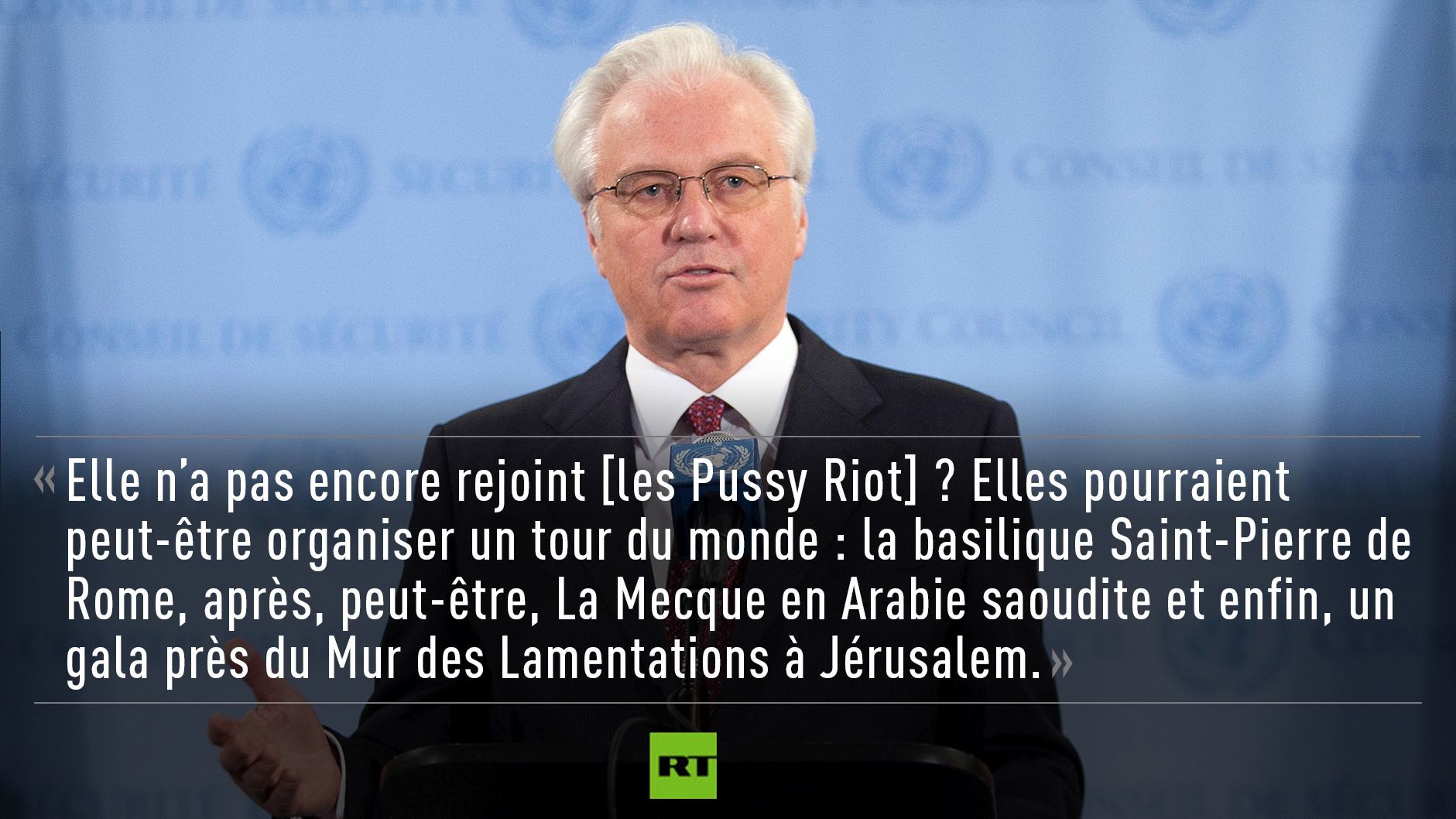 «Toujours à la recherche d'armes irakiennes ?» Les meilleures répliques de Vitali Tchourkine à l'ONU