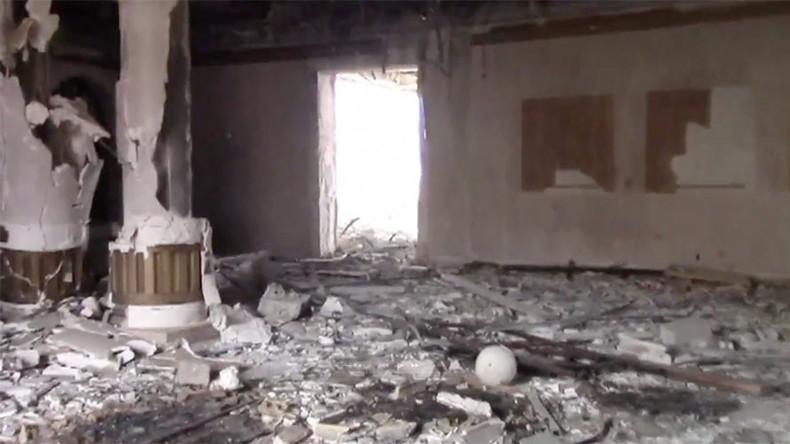 Ancienne propriété présumée du Qatar, un manoir de Daesh a été libéré près de Palmyre (VIDEO)