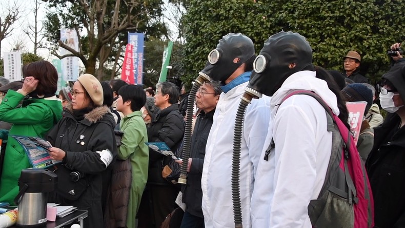 Manifestation anti-nucléaire à Tokyo à l’occasion de l’anniversaire de la catastrophe de Fukushima