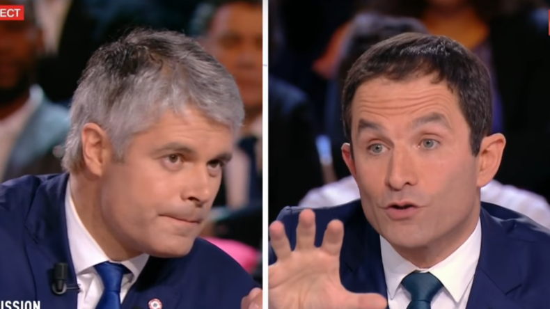 Echange tendu entre Benoît Hamon et Laurent Wauquiez sur la place de l'islam en France