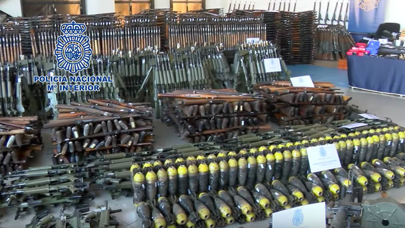 Plus de 10 000 armes destinées à des terroristes saisies par Europol en Espagne (PHOTOS, VIDEO)