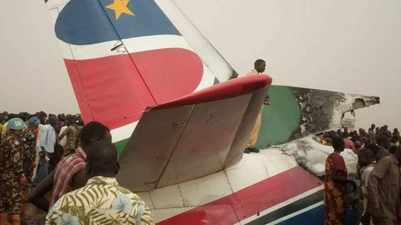 Au moins 14 blessés dans le crash d'un avion de ligne sur un aéroport au Soudan du Sud