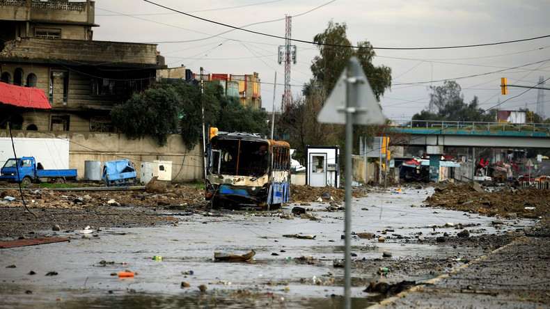 Reportage de RT à Mossoul : exode des civils et ville en ruines, le lourd tribut de la libération