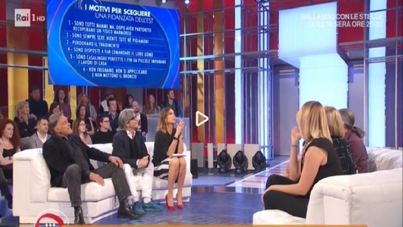 «De parfaites femmes au foyer» : une émission sur les femmes de l'Est fait scandale en Italie
