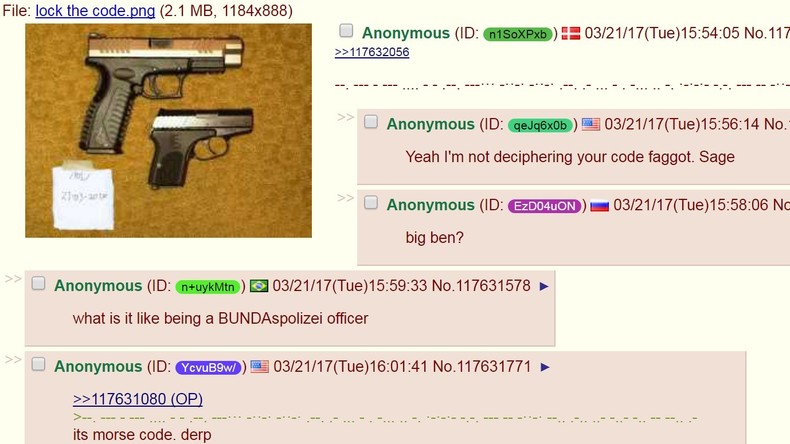 Un mystérieux message codé posté sur 4Chan semble avoir annoncé le lieu de l'attaque de Londres
