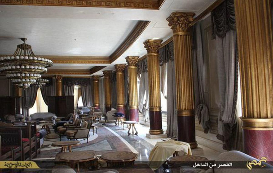 Ancienne propriété présumée du Qatar, un manoir de Daesh a été libéré près de Palmyre (VIDEO)