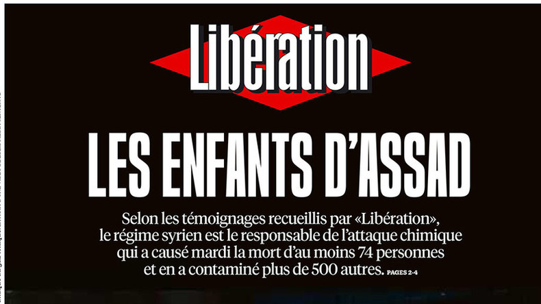 «Ignoble», «indécent» : la Une de Libération montrant des enfants morts fait polémique sur Twitter