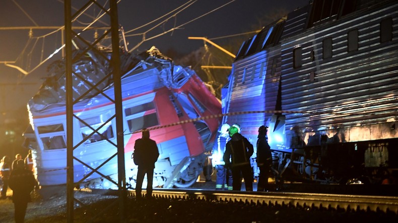 Des dizaines de blessés dans une collision entre deux trains à Moscou (PHOTOS, VIDEOS)