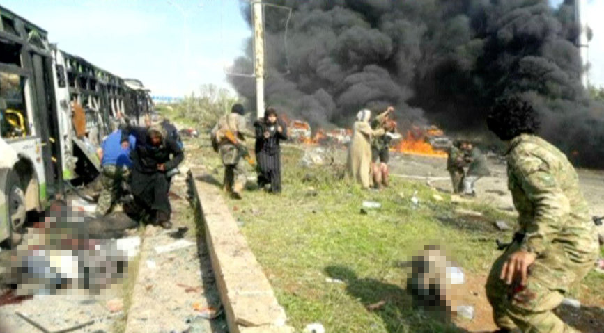 Syrie : un attentat contre un convoi de bus près d'Alep a fait des dizaines de morts