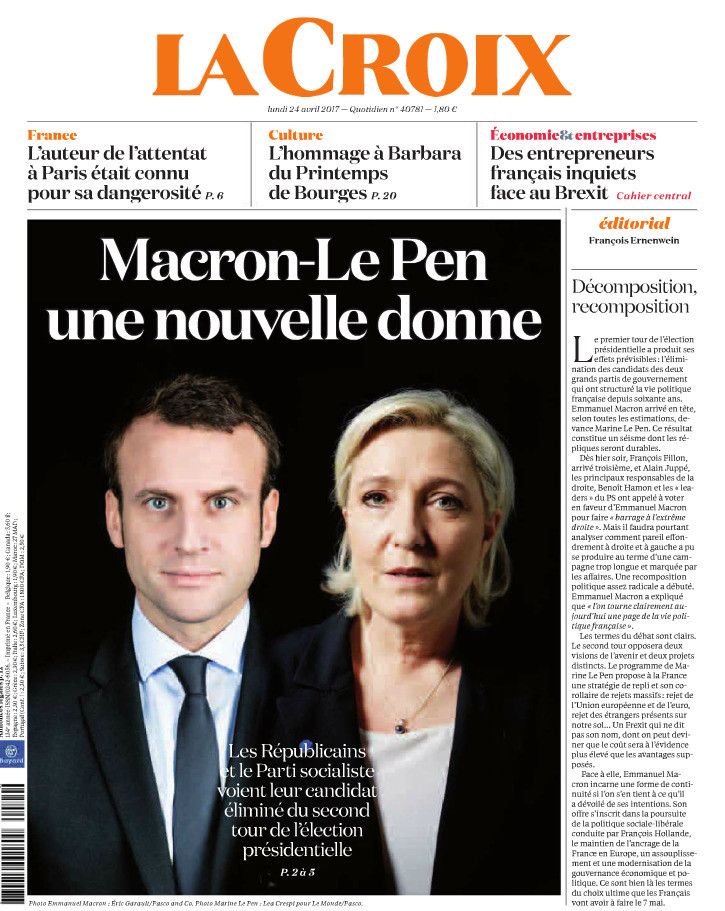 La «confrontation peuple-élites» : la presse française et étrangère réagit aux résultats du 1er tour