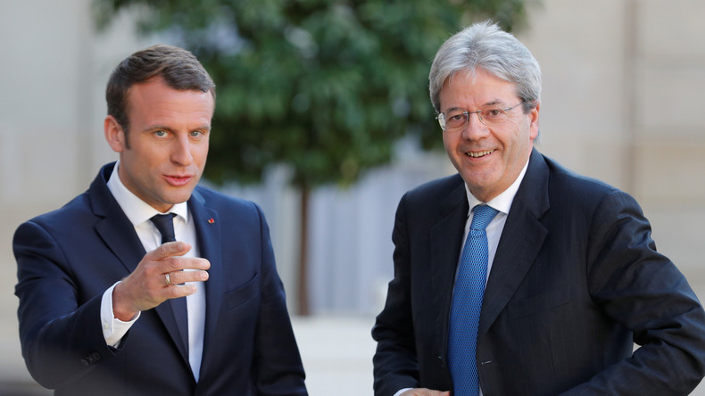 Macron et le Premier ministre italien veulent travailler ensemble à «une relance» de l'Europe