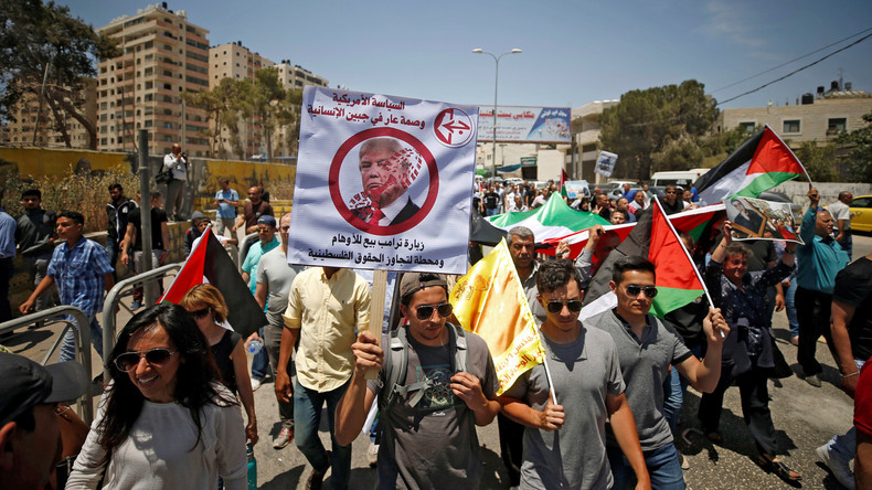 Violents heurts entre manifestants et forces israéliennes en marge de la visite de Trump (VIDEO)