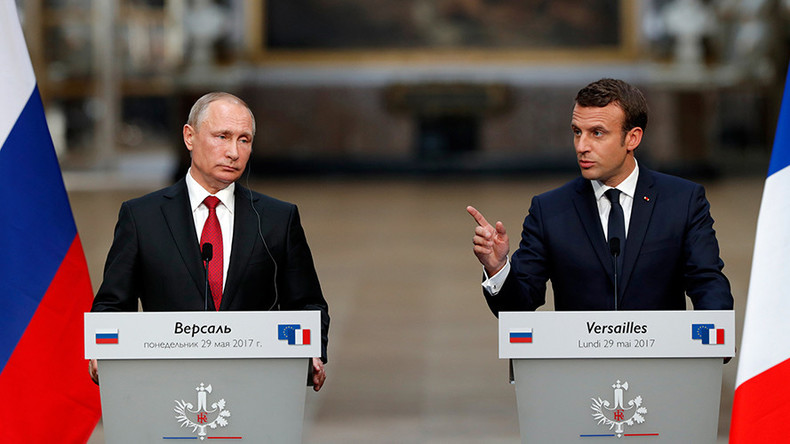 A Versailles, Macron et Poutine jettent les bases des futures relations franco-russes